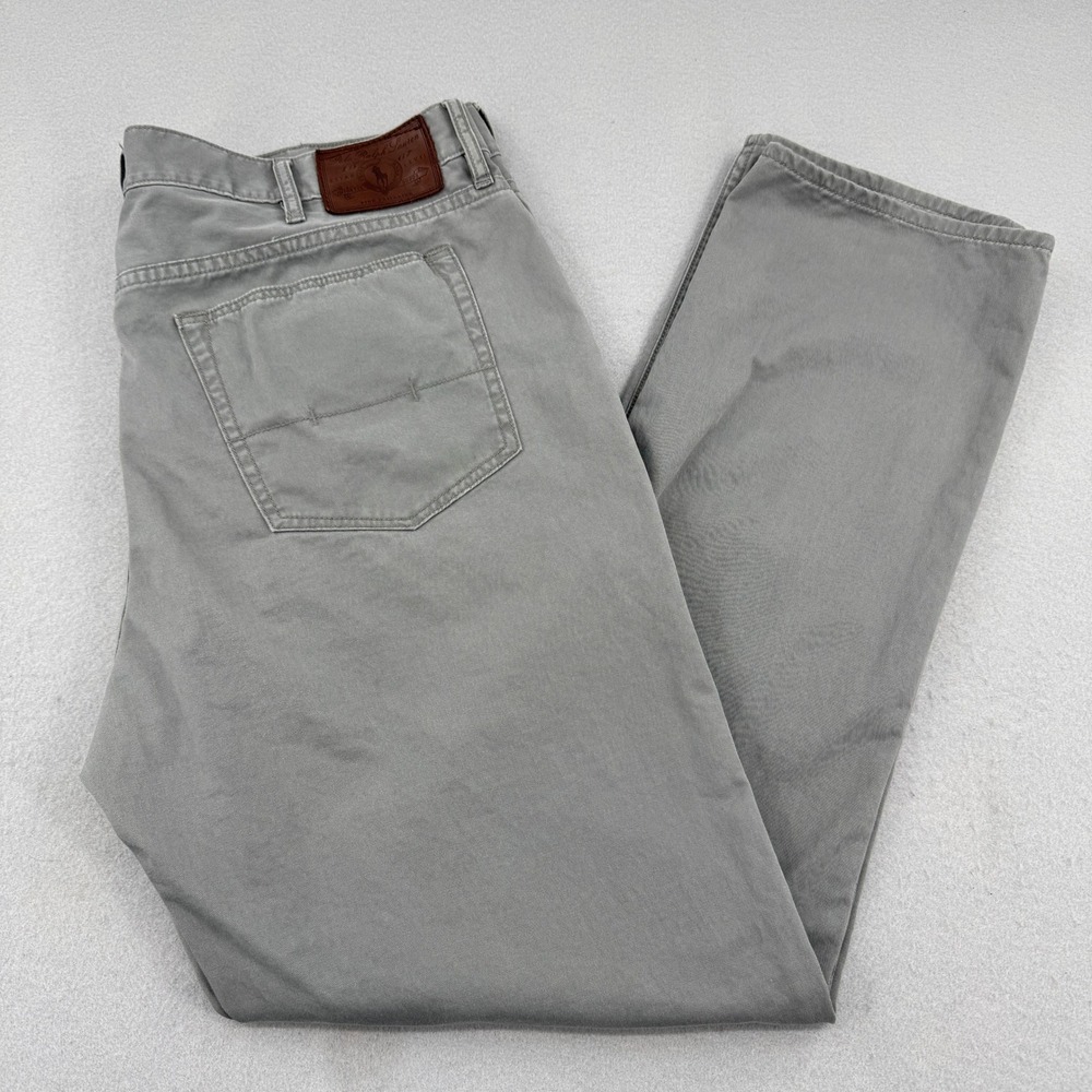 Polo Ralph Lauren Mens Stretch Slim Straight Chino‎ Pants 36x30 (36x29) Gray